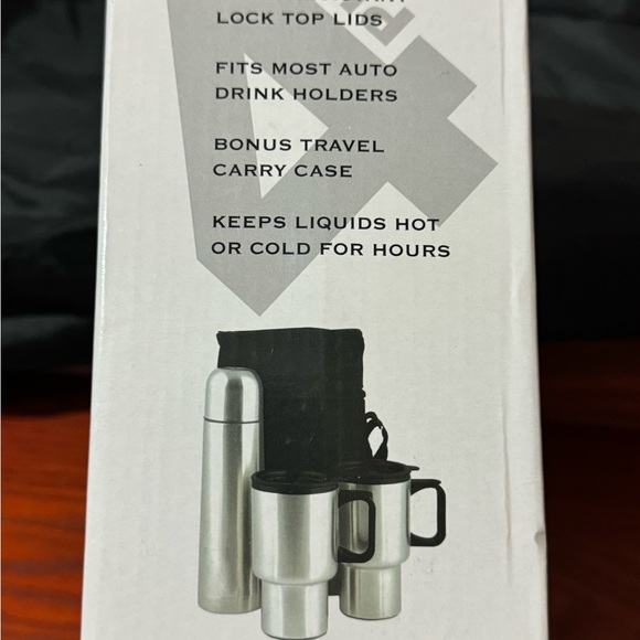 New 4 piece stainless steel travel mug set - Picture 8 of 9